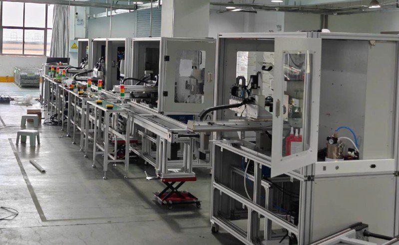 Automated production pipeline.